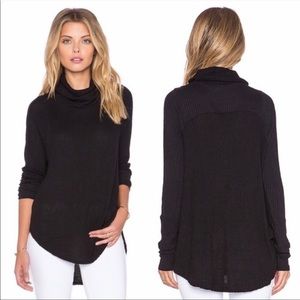 We the free slouchy waffle knit tunic